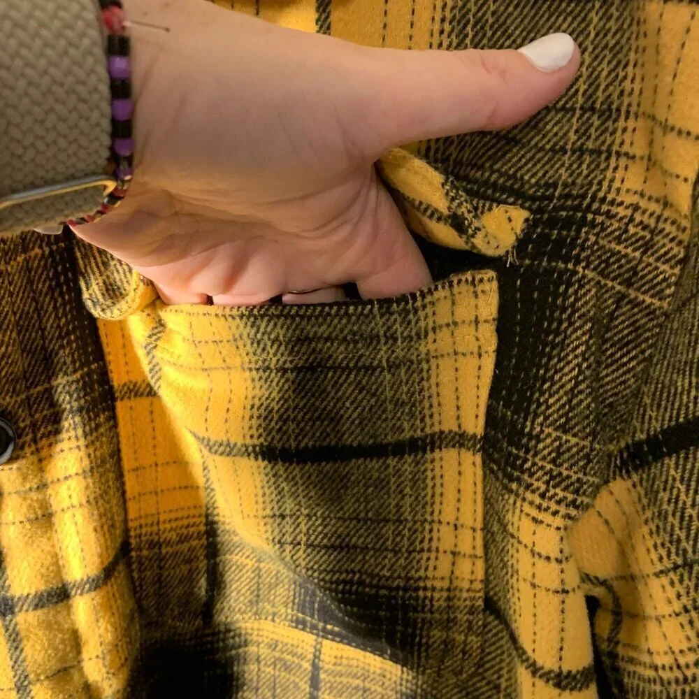 Nobo black & yellow heavy flannel
